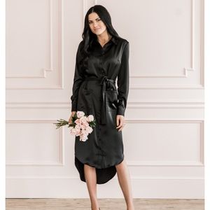 RACHEL PARCELL Luxe Everyday Dress in Black